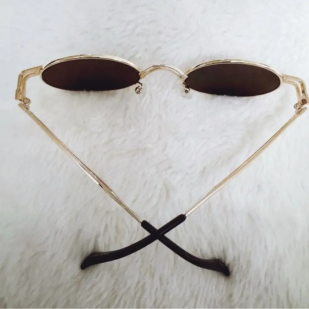 Brandon Brown Round Sunglasses